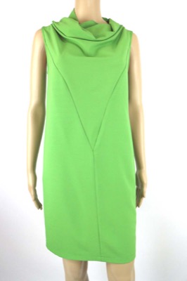 vestito donna BIANCOGHIACCIO 42 verde poliestere AM102 Liquidazione