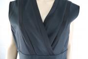 vestito donna BIANCOGHIACCIO 48 nero cotone AM362 Negozi Online