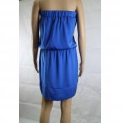 vestito donna BIANCOGHIACCIO blu poliestere AM448 Acquista Ora