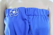 vestito donna BIANCOGHIACCIO blu poliestere AM448 Acquista Ora