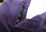 pantaloni uomo CAMOUFLAGE AR & J. viola cotone AM108 Shopping Online