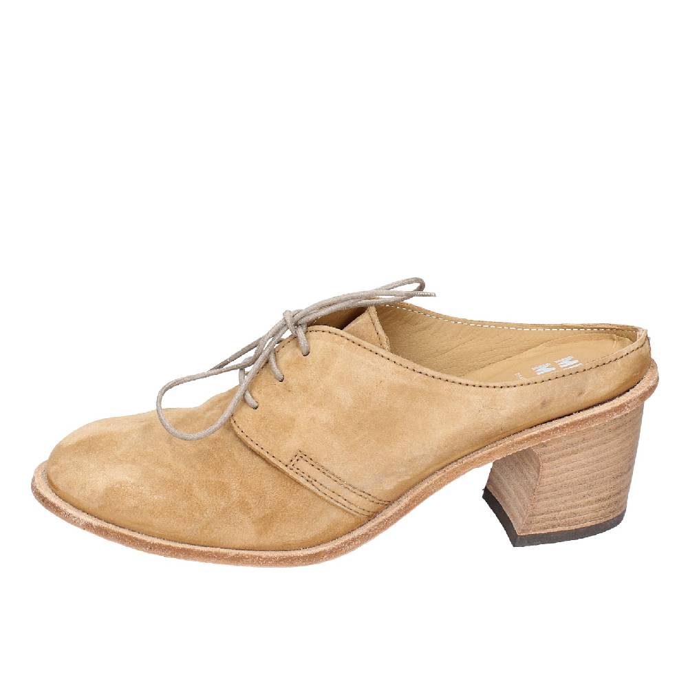 scarpe donna MOMA classiche marrone camoscio SABOT VINTAGE EX470 Outlet