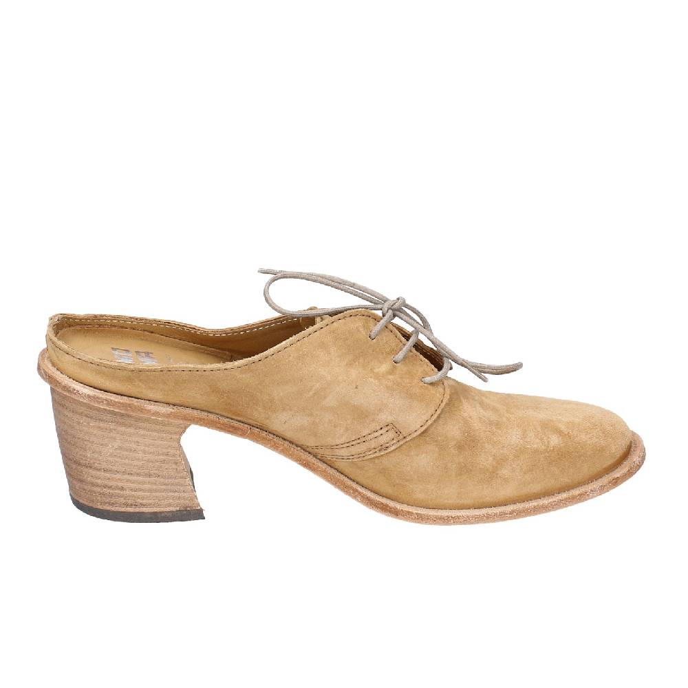scarpe donna MOMA classiche marrone camoscio SABOT VINTAGE EX470 Outlet