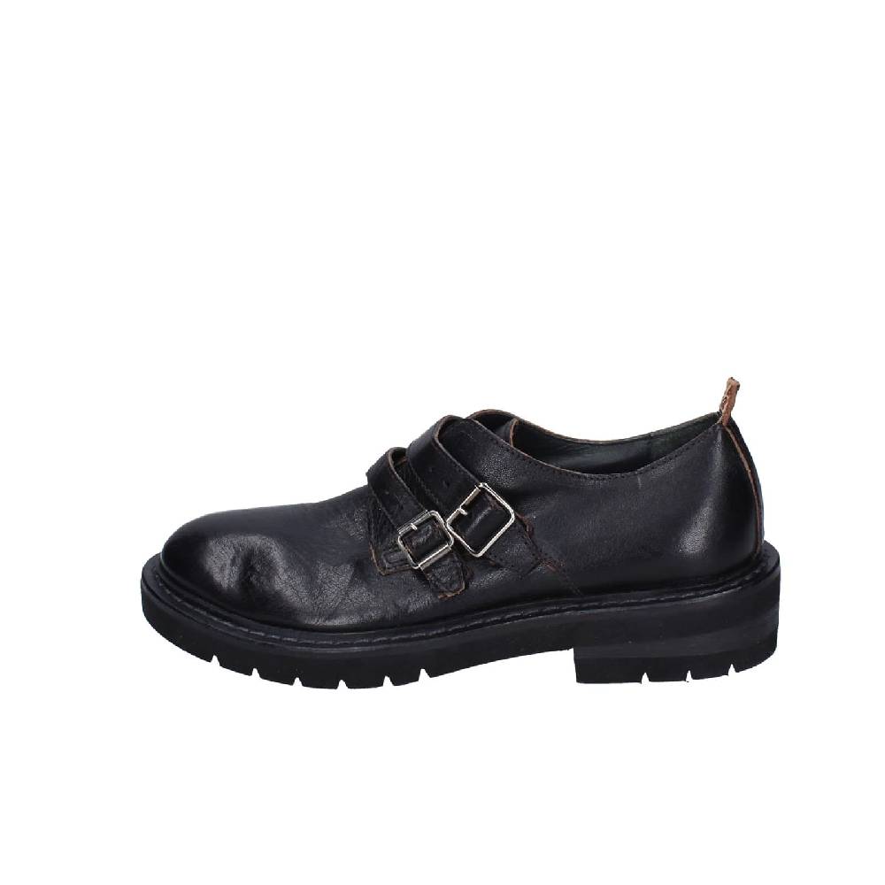 scarpe donna MOMA classiche nero pelle 84301F-VAR EY476 Hotsell