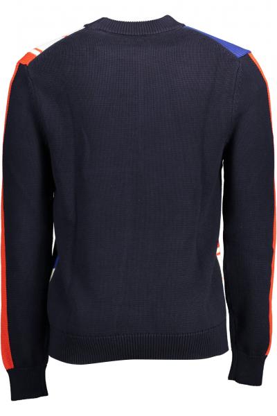 maglia uomo GANT L blu tessuto CZ40 Nuova