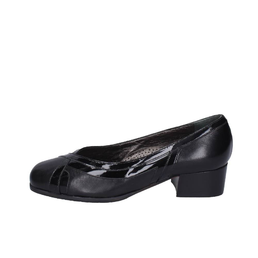scarpe donna CONFORT decollete nero pelle vernice EZ411 In Linea