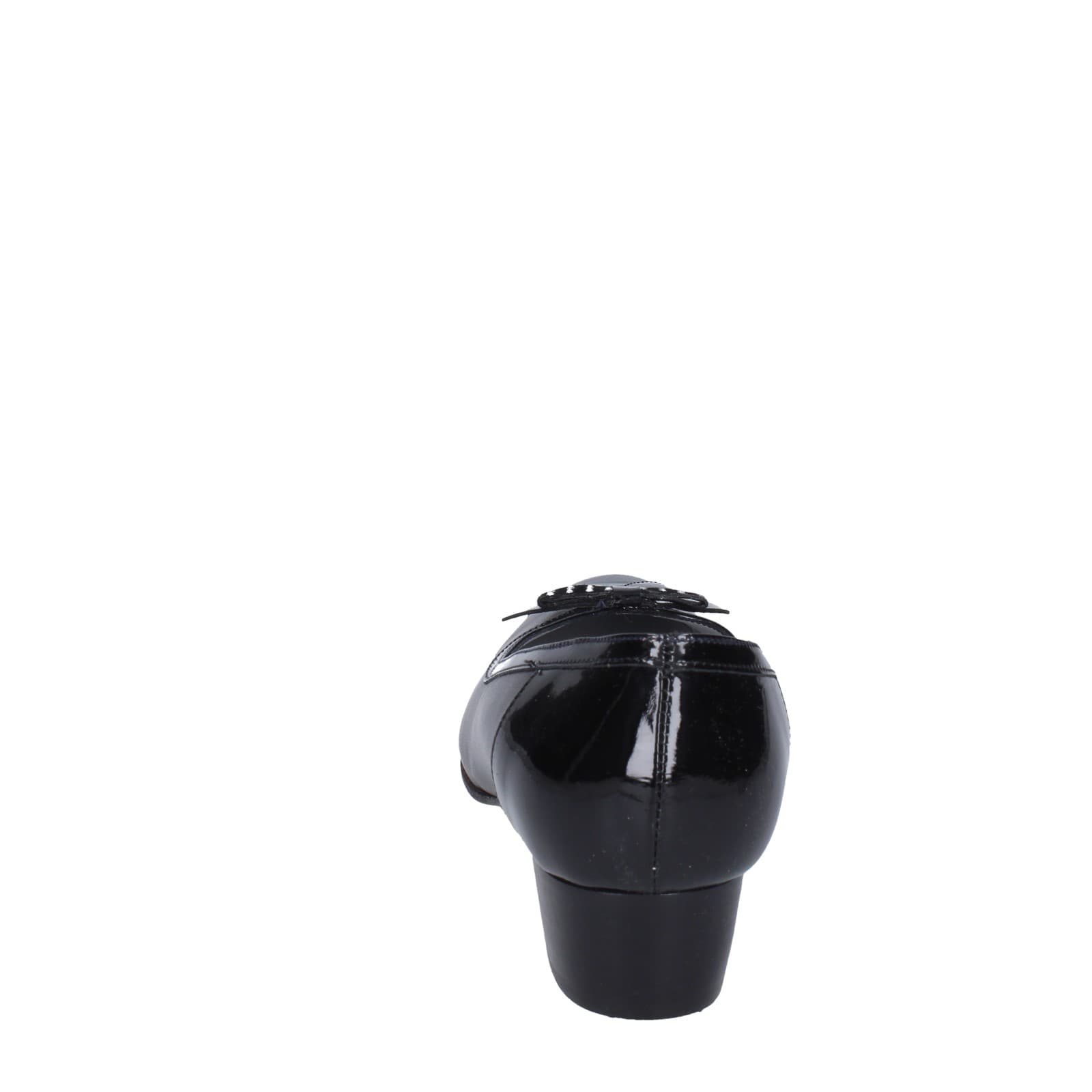 scarpe donna CONFORT decollete nero pelle vernice EZ398 Promozione