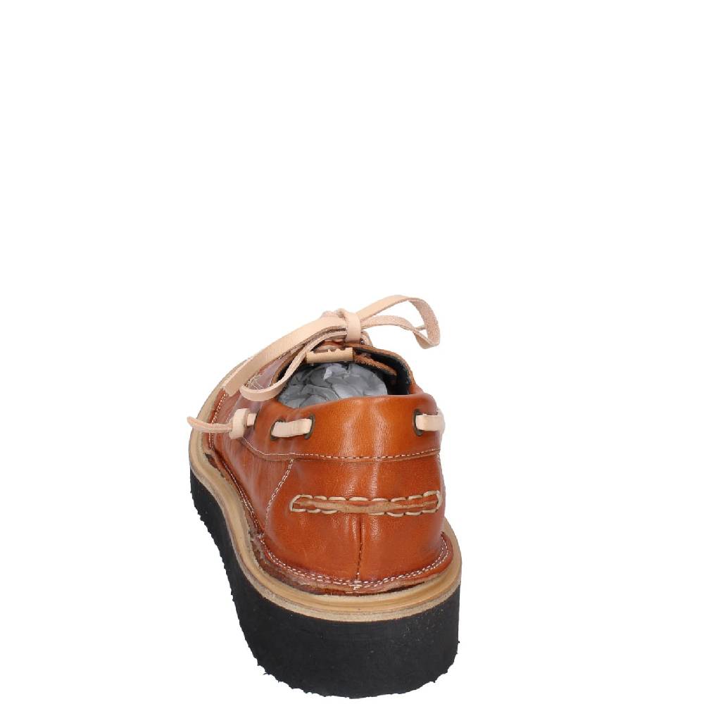 scarpe donna MOMA mocassini marrone pelle 80302A EY597 Affare Del Giorno