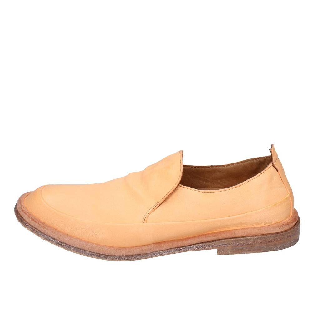 scarpe donna MOMA mocassini arancione pelle 1ES453 EY633 Sottocosto