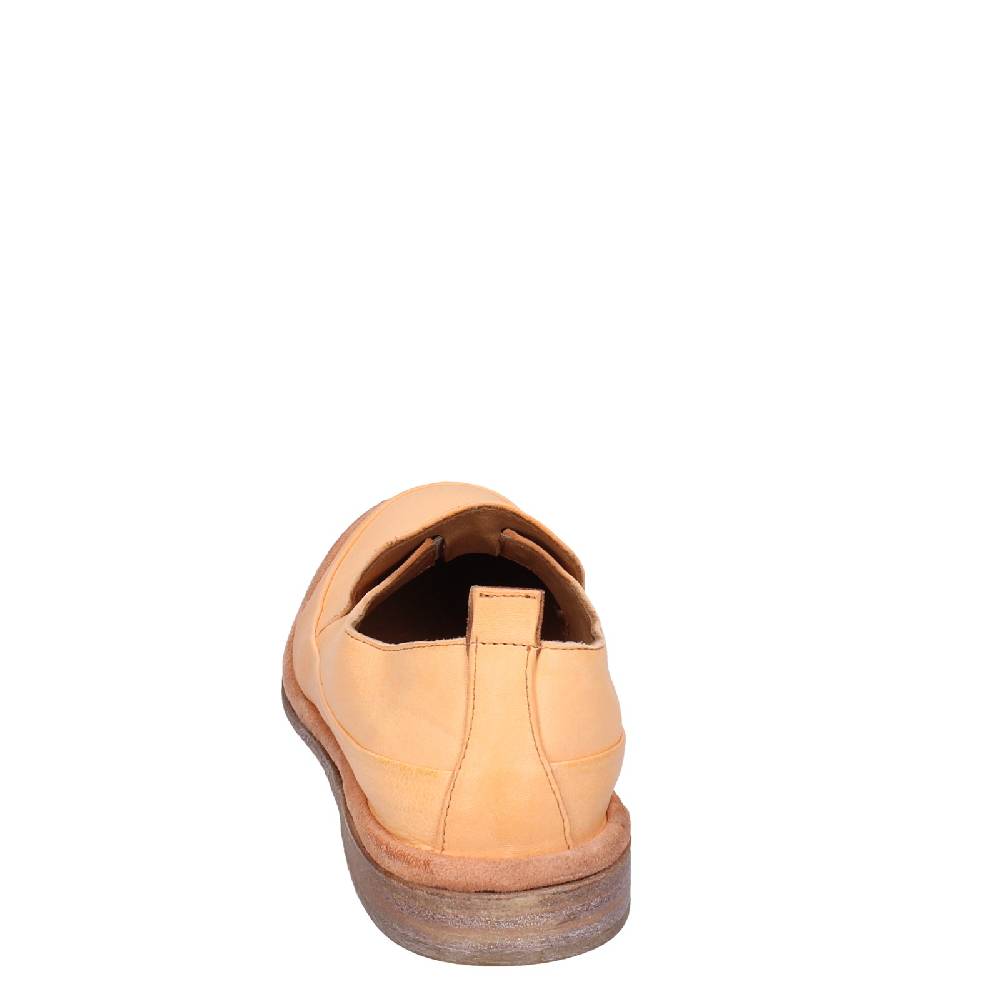 scarpe donna MOMA mocassini arancione pelle 1ES453 EY633 Sottocosto