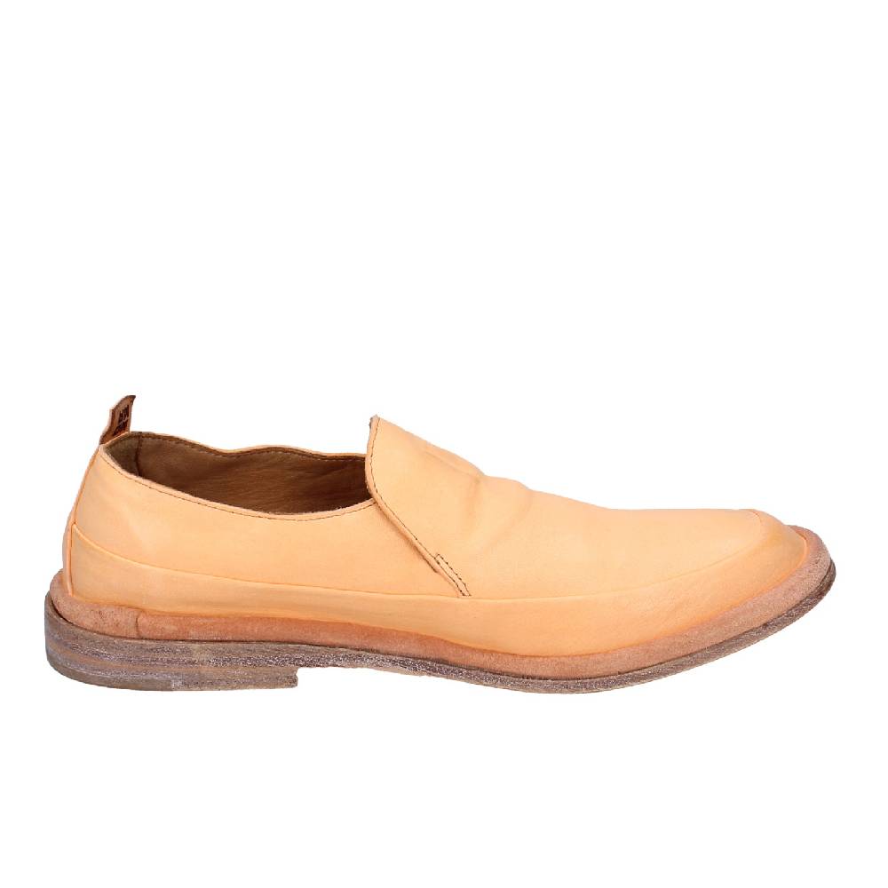 scarpe donna MOMA mocassini arancione pelle 1ES453 EY633 Sottocosto