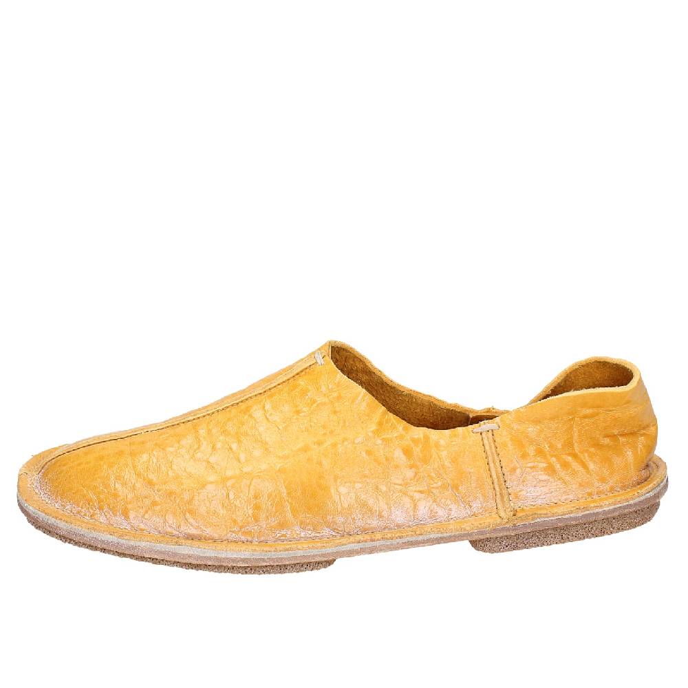 scarpe donna MOMA mocassini giallo pelle 1FS438 EY637 Sconto