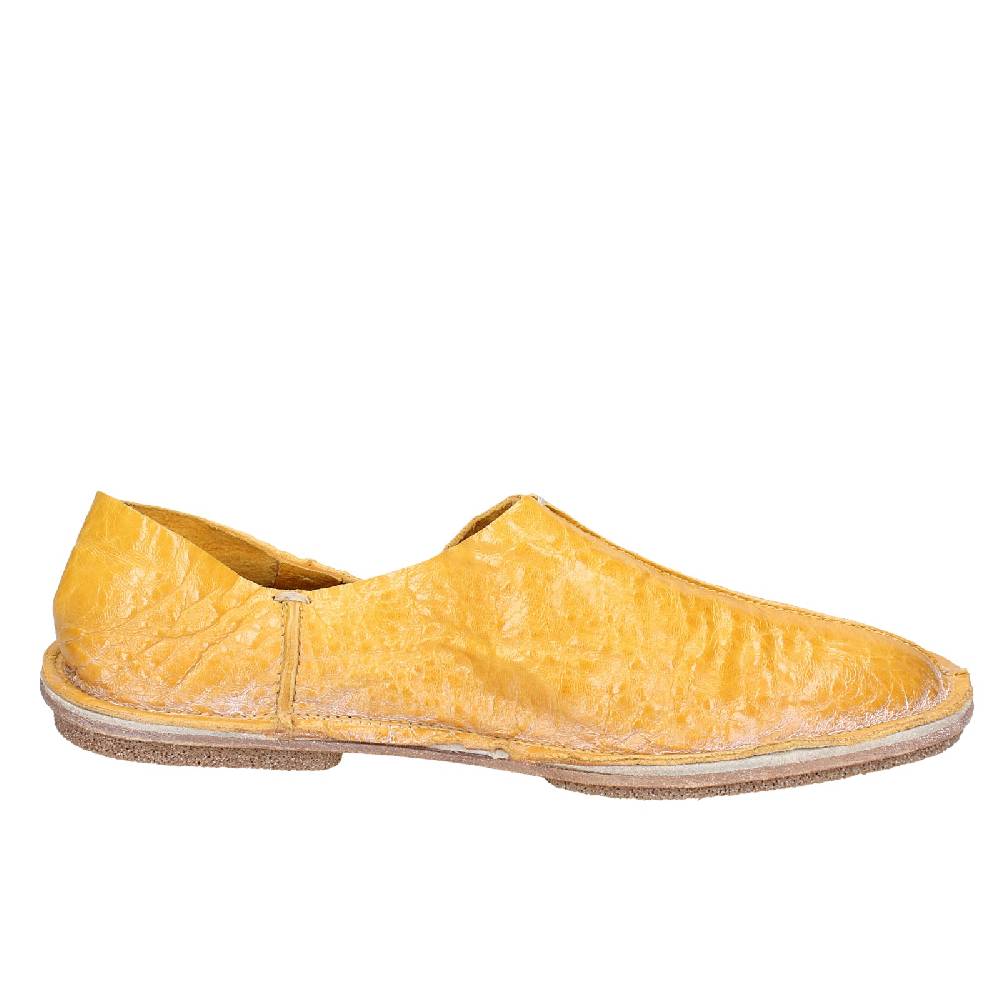 scarpe donna MOMA mocassini giallo pelle 1FS438 EY637 Sconto