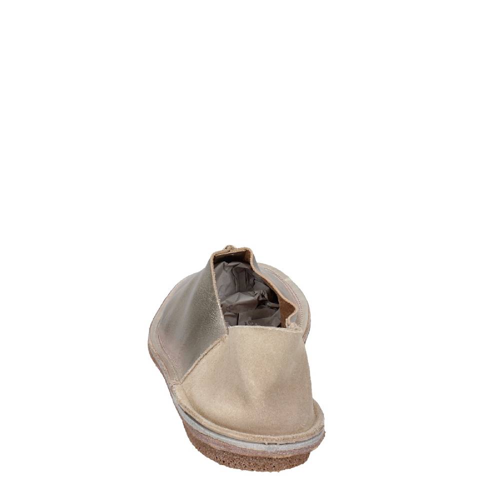 scarpe donna MOMA mocassini platino pelle 1FS438 EY636 Offerta