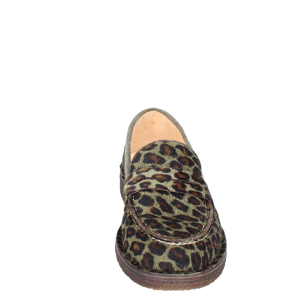 scarpe donna ASTORFLEX mocassini verde cavallino camoscio EY783 Outlet