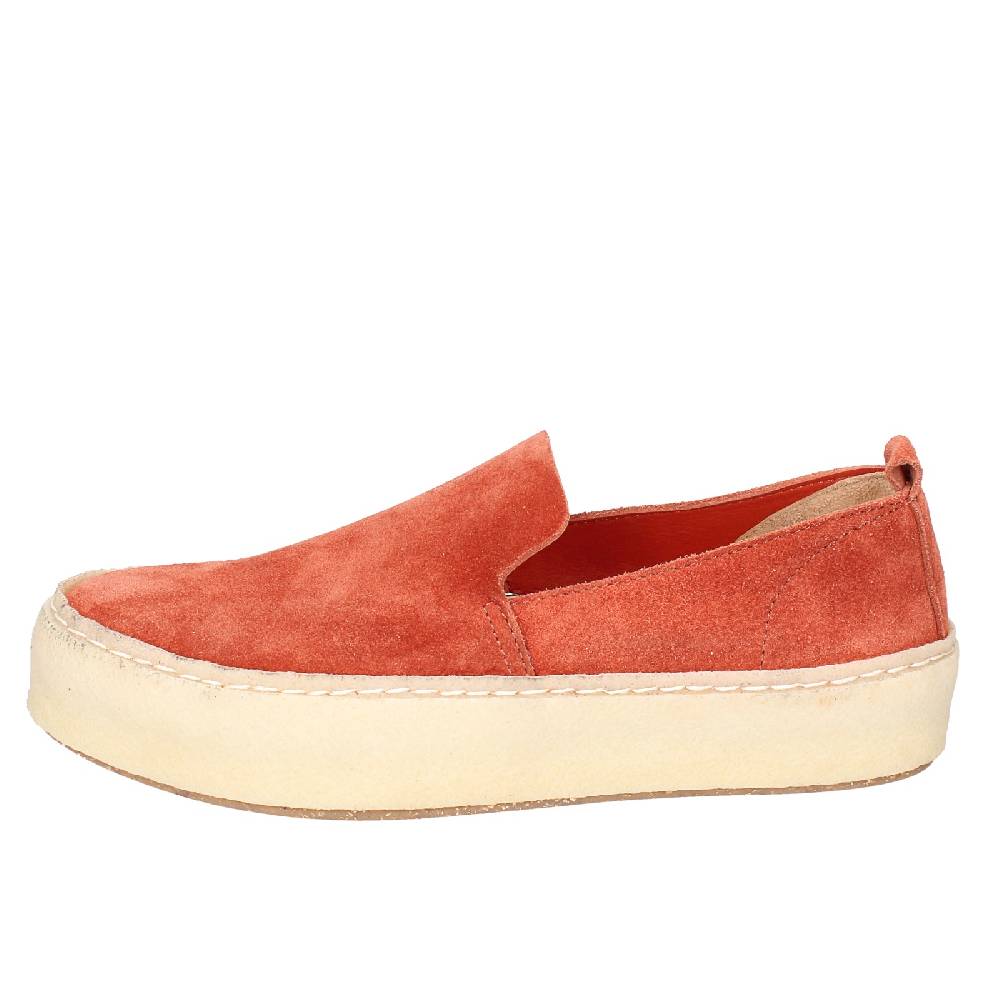 scarpe donna ASTORFLEX mocassini rosso camoscio EY838 In Vendita
