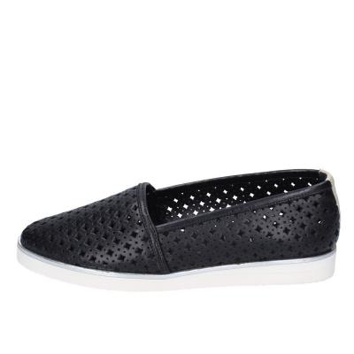 scarpe donna BALDININI mocassini nero pelle BF754 Vendita Economica