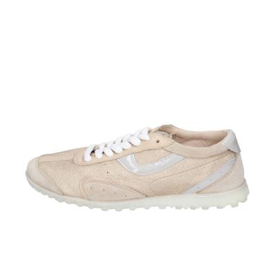 scarpe donna MOMA sneakers oro pelle beige camoscio PER00A-PERB BC855 In Saldo