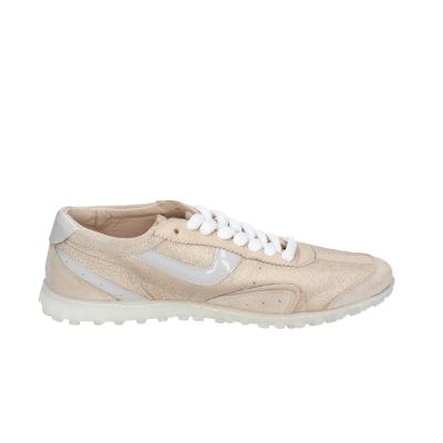scarpe donna MOMA sneakers oro pelle beige camoscio PER00A-PERB BC855 In Saldo