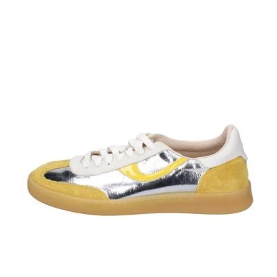 scarpe donna MOMA sneakers giallo camoscio argento 3AS420-CRV3 BC821 Nuova