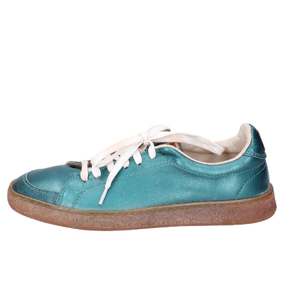 scarpe donna MOMA sneakers verde pelle 49401A VINTAGE EX456 Moda