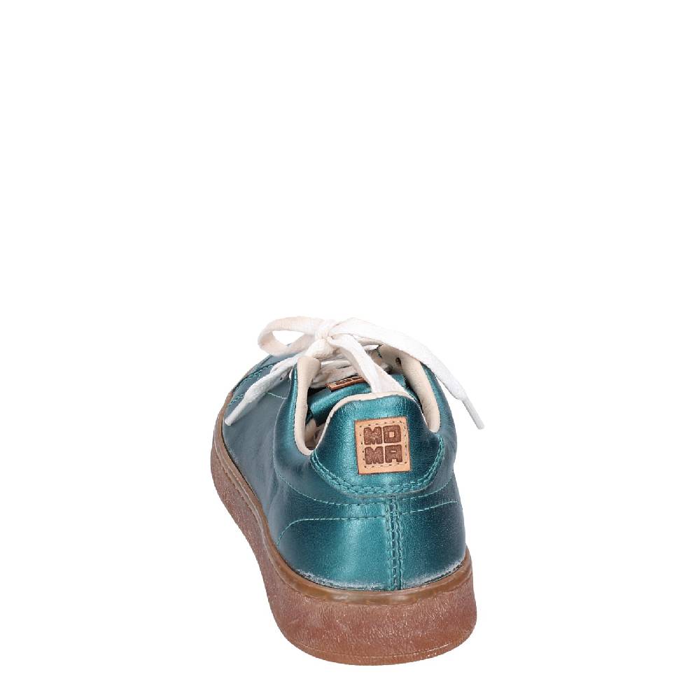 scarpe donna MOMA sneakers verde pelle 49401A VINTAGE EX456 Moda