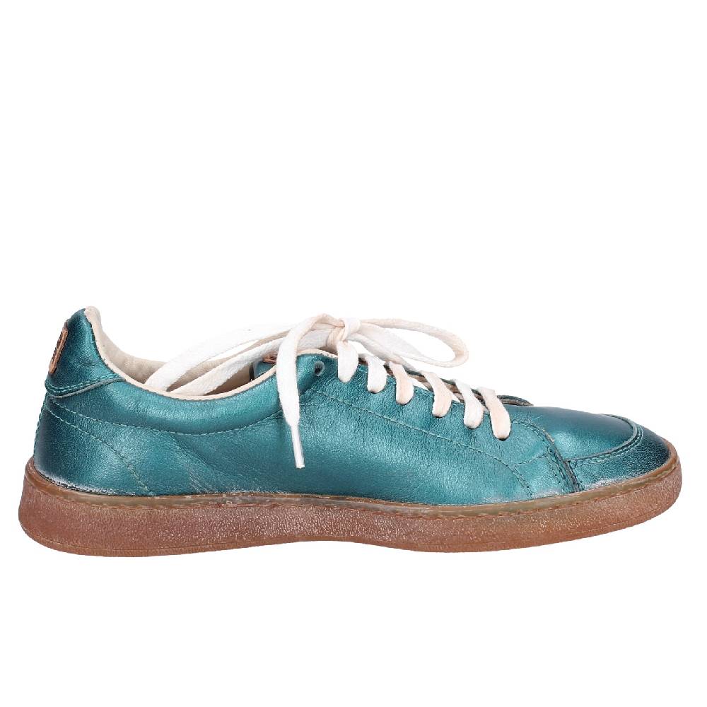 scarpe donna MOMA sneakers verde pelle 49401A VINTAGE EX456 Moda