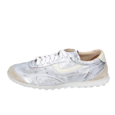 scarpe donna MOMA sneakers grigio pelle beige camoscio BC176 Prezzo di fabbrica