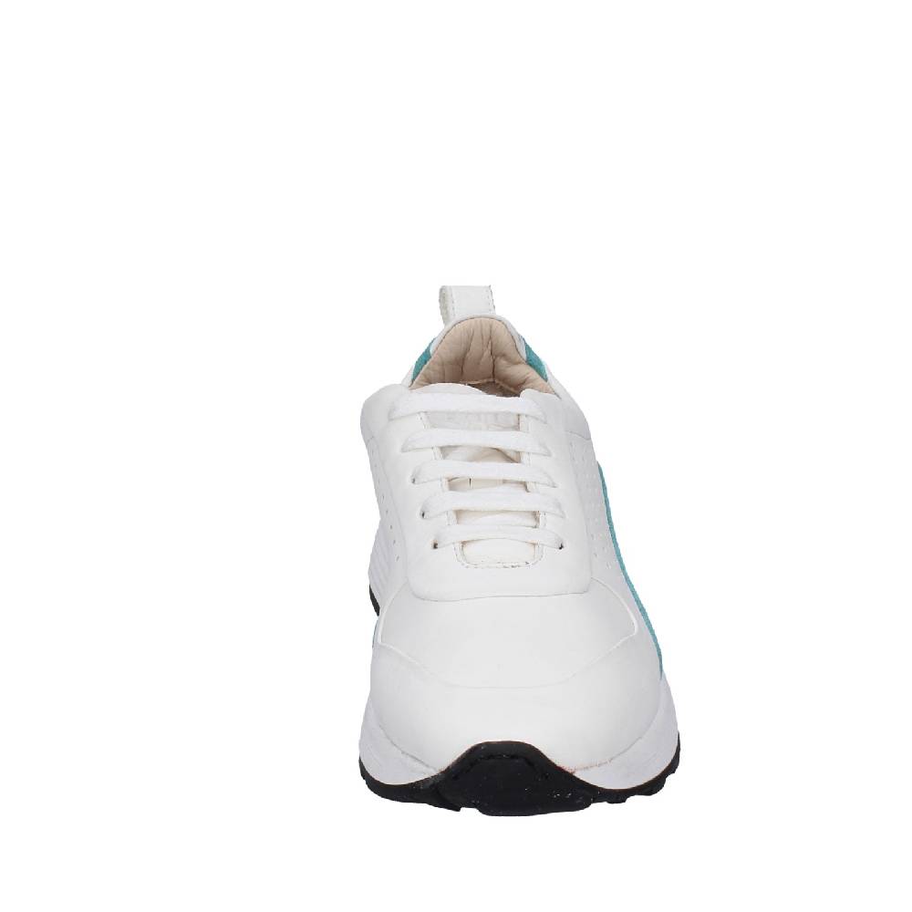 scarpe donna MOMA sneakers bianco pelle camoscio 3AS412 EY624 Offerta speciale