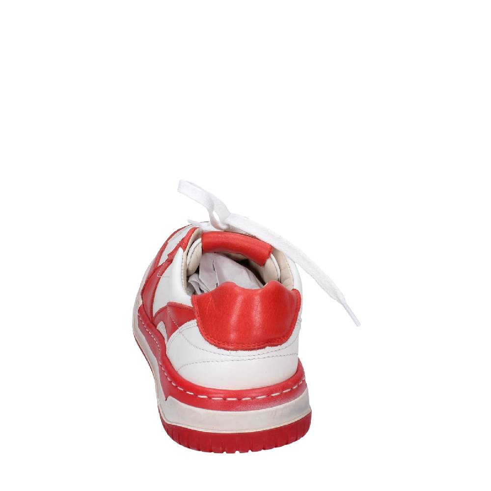 scarpe donna MOMA sneakers bianco pelle rosa EY593 Comprare a buon mercato