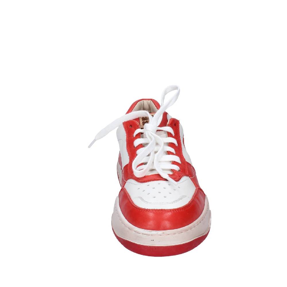 scarpe donna MOMA sneakers bianco pelle rosa EY593 Comprare a buon mercato