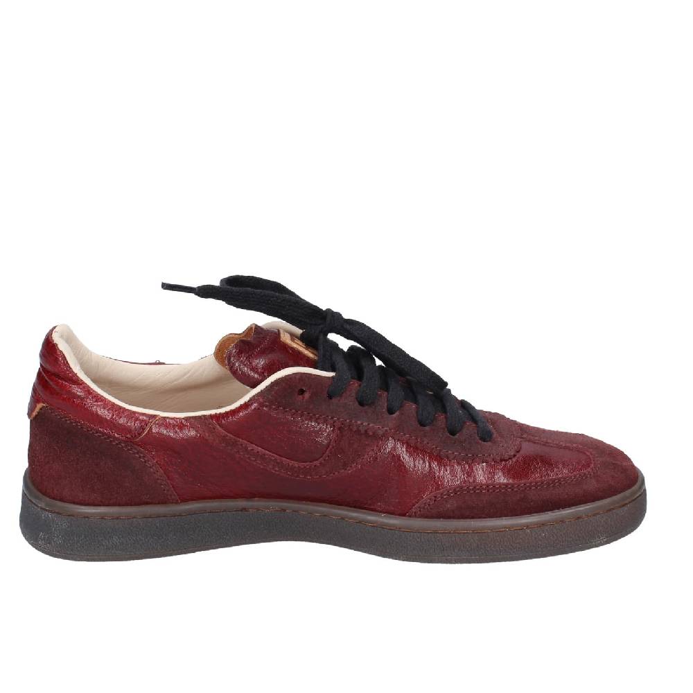 scarpe donna MOMA sneakers bordeaux pelle camoscio 89301A EY596 Grande vendita