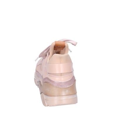 scarpe donna MOMA sneakers rosa pelle tessuto BK453 Fornitura limitata