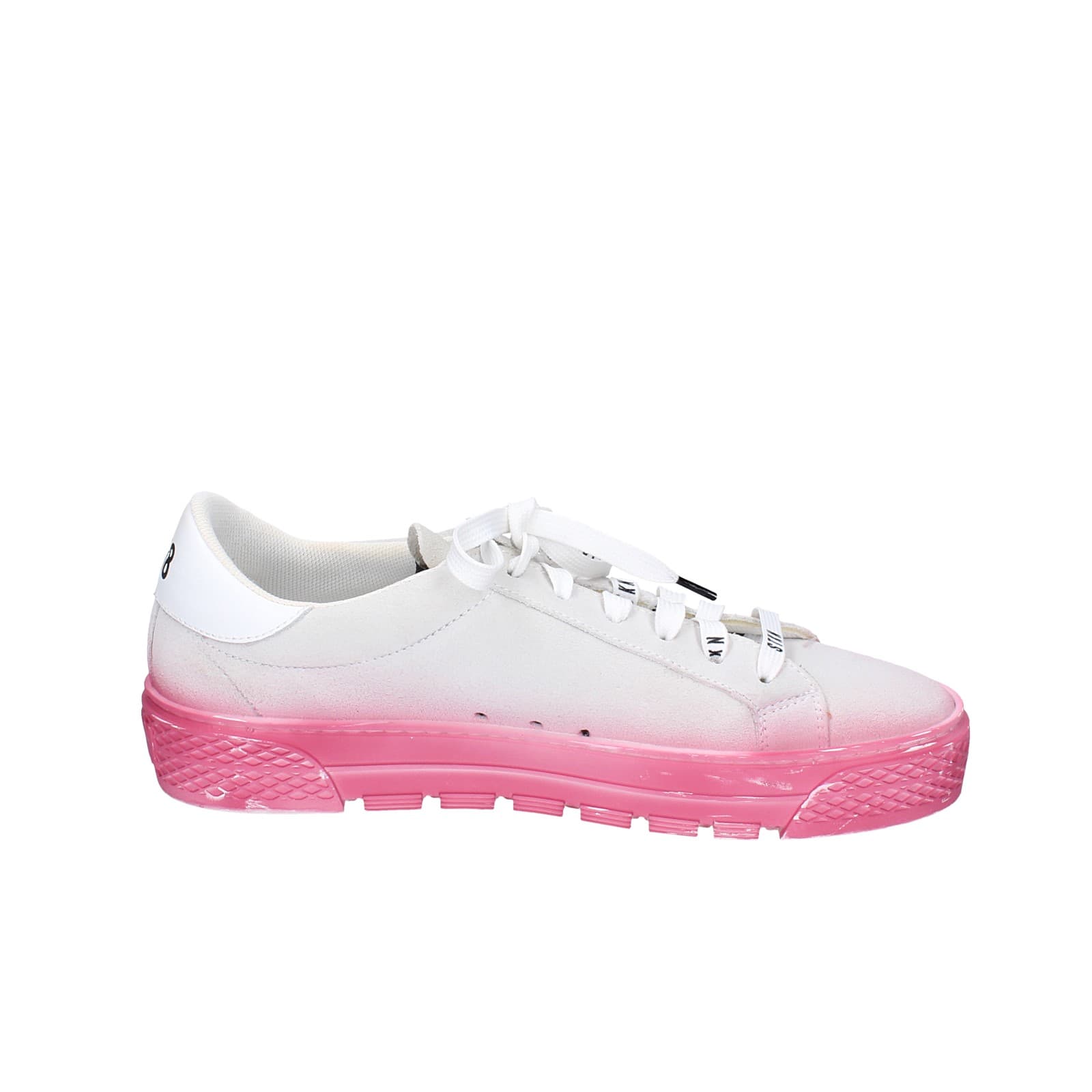 scarpe donna STKN sneakers grigio camoscio rosa EY134 Offerta esclusiva