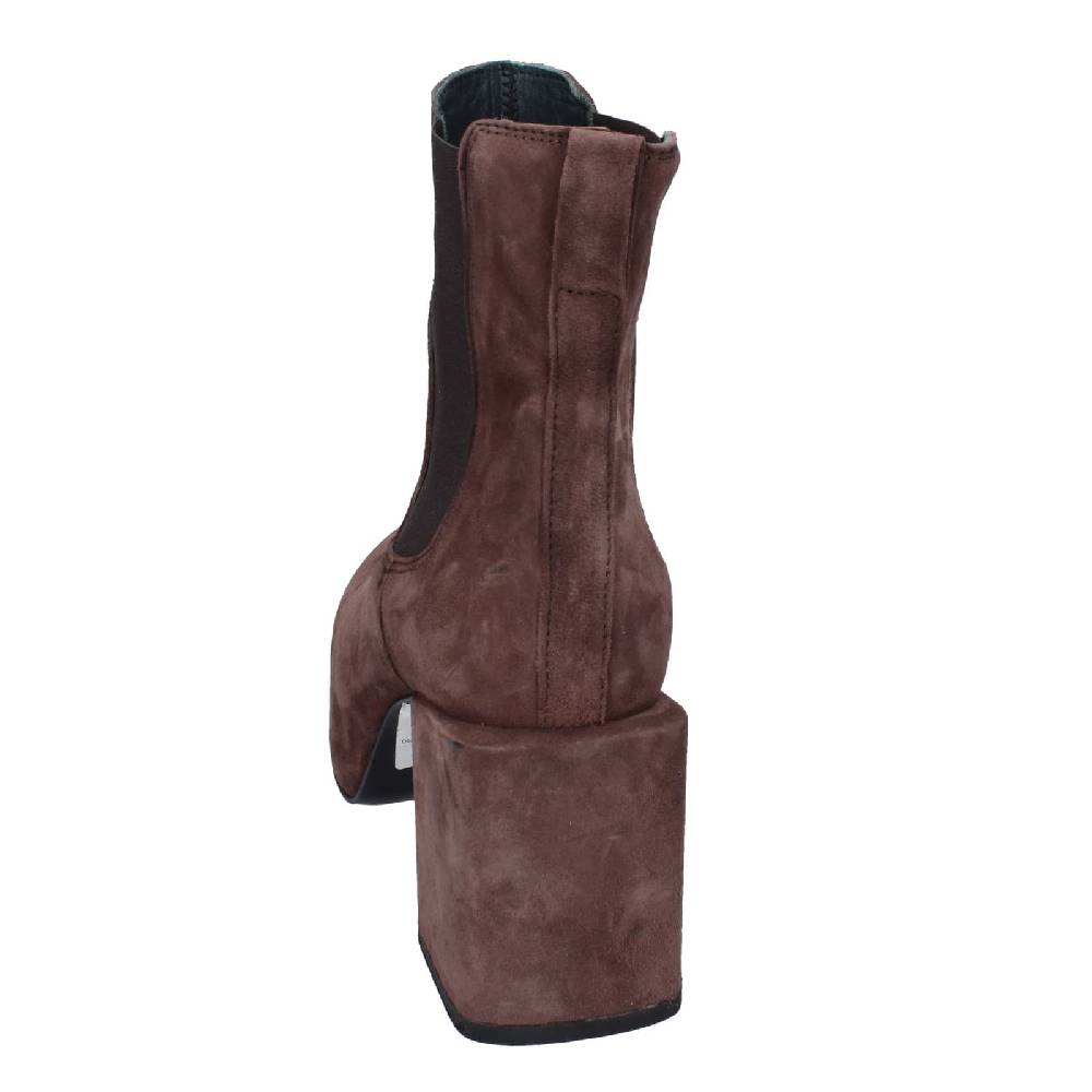 scarpe donna MOMA stivaletti marrone camoscio 87301C EY581 Black Friday