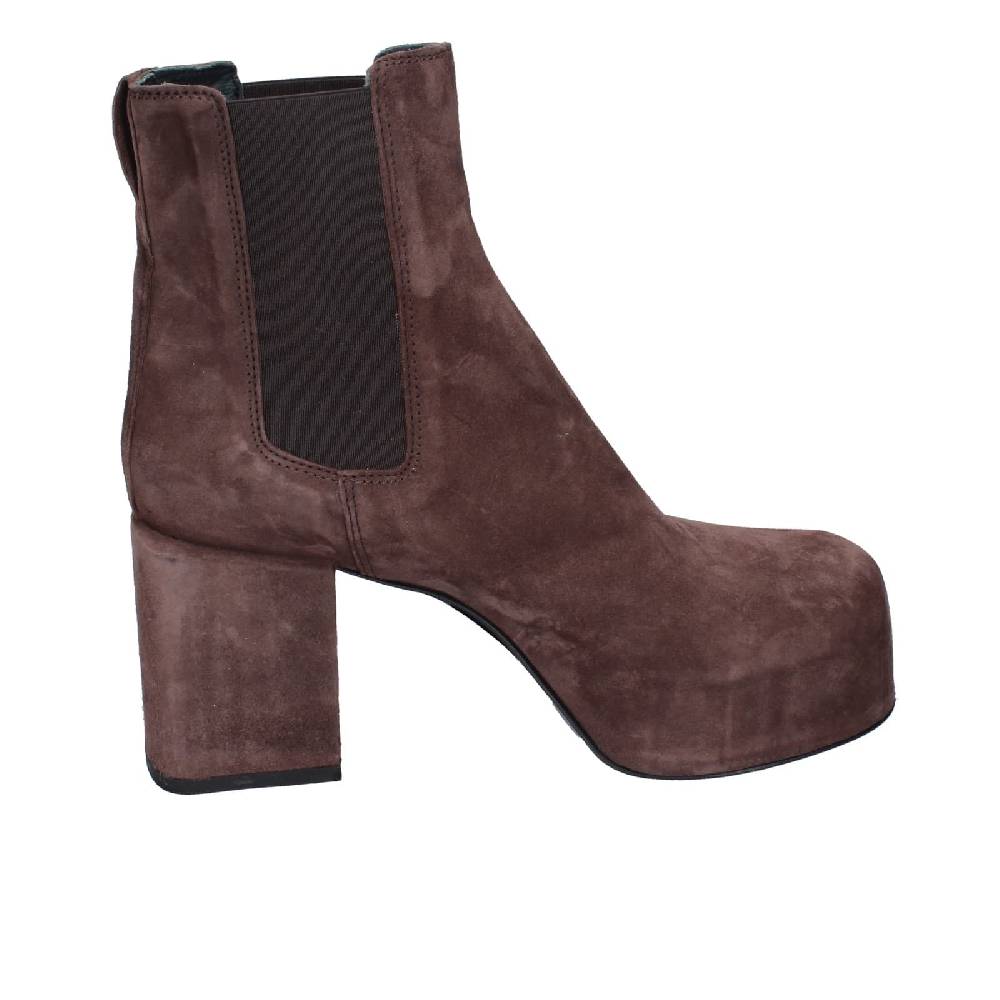 scarpe donna MOMA stivaletti marrone camoscio 87301C EY581 Black Friday