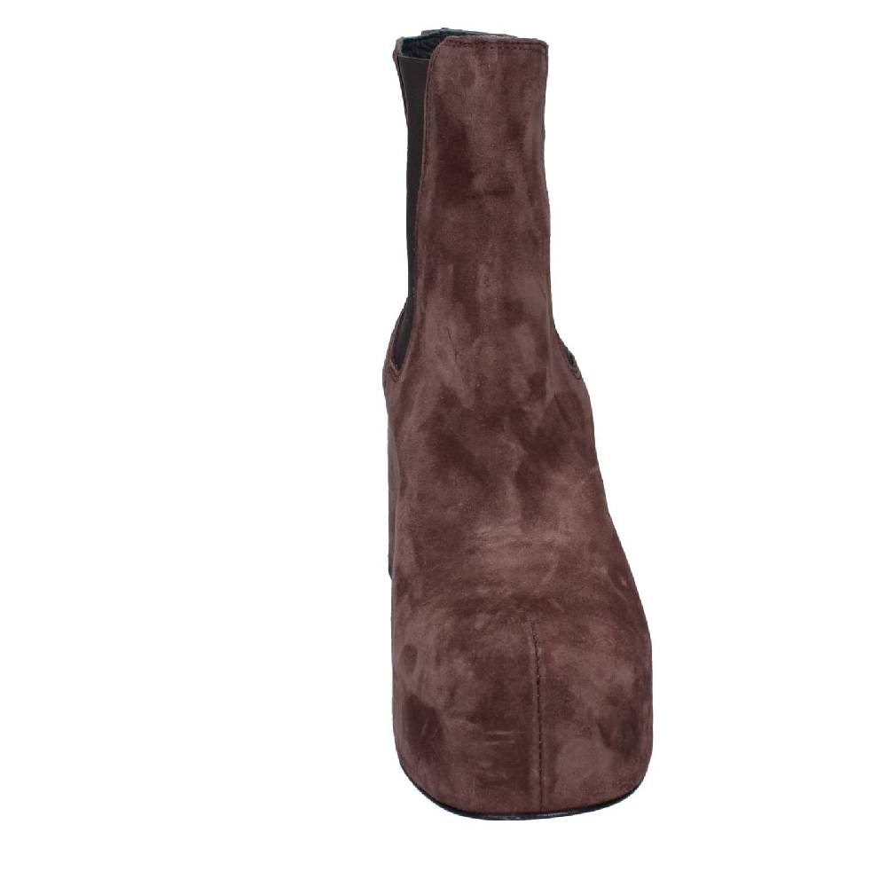 scarpe donna MOMA stivaletti marrone camoscio 87301C EY581 Black Friday