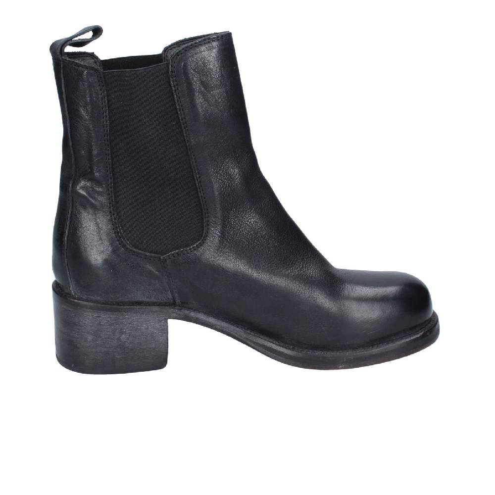 scarpe donna MOMA stivaletti nero pelle 72302C EY524 Cyber Monday