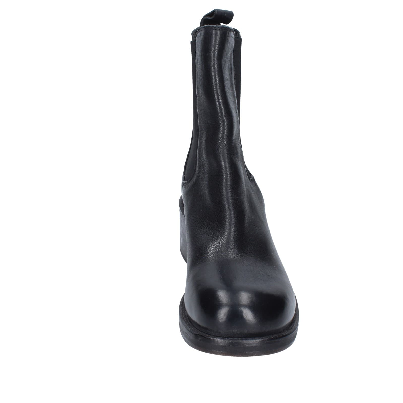 scarpe donna MOMA stivaletti nero pelle 72302C EY524 Cyber Monday