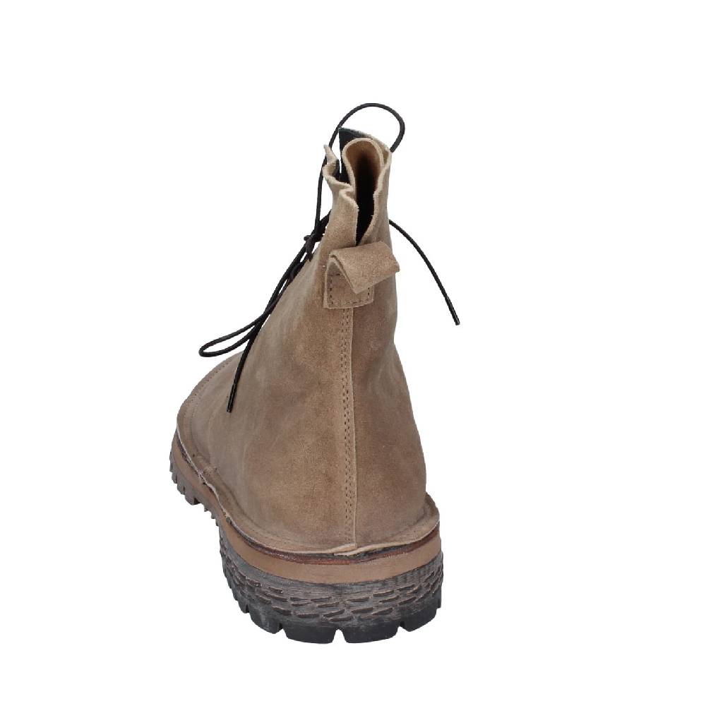 scarpe donna MOMA stivaletti beige camoscio 73302C EY539 Offerta natalizia