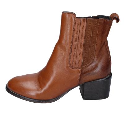 scarpe donna MOMA stivaletti marrone pelle 1CW236-MO BD636 Offerta Pasqua