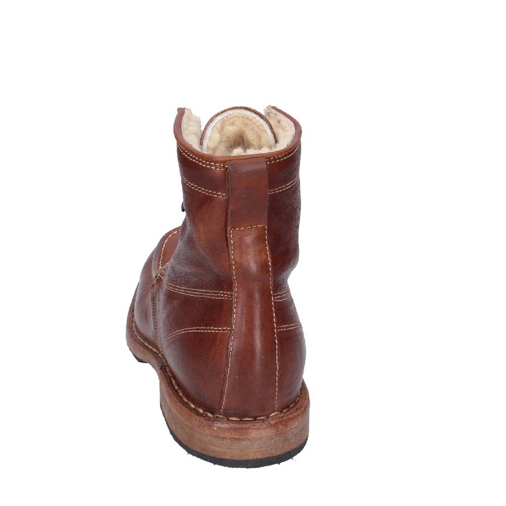 scarpe donna MOMA stivaletti marrone pelliccia 71305B EY537 Offerta per la Festa della Mamma