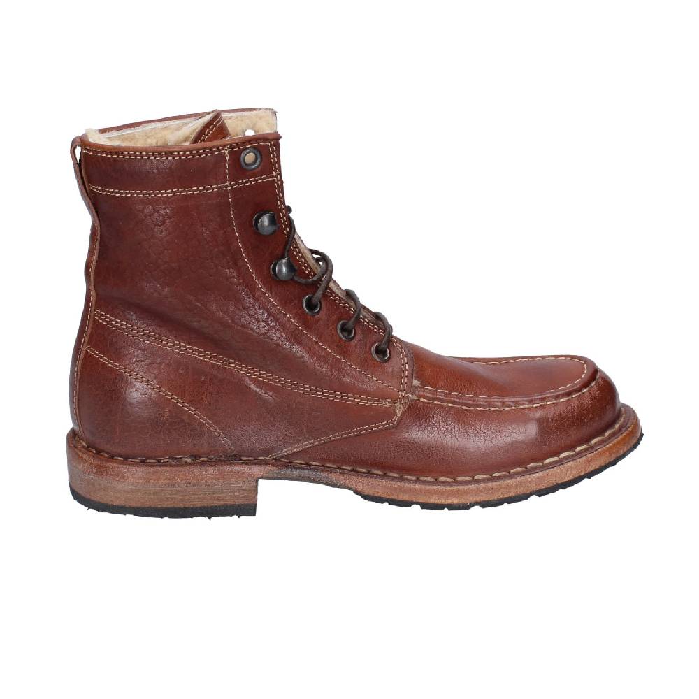 scarpe donna MOMA stivaletti marrone pelliccia 71305B EY537 Offerta per la Festa della Mamma