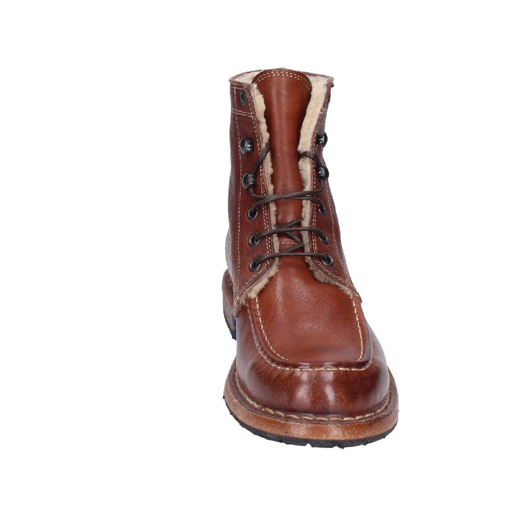 scarpe donna MOMA stivaletti marrone pelliccia 71305B EY537 Offerta per la Festa della Mamma