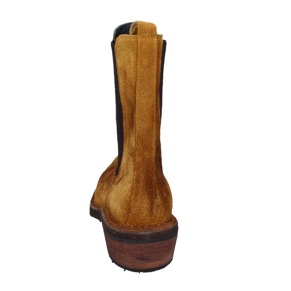 scarpe donna MOMA stivaletti marrone camoscio 75301C EY565 Offerta Giorno del Papà