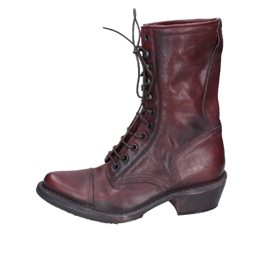 scarpe donna MOMA stivaletti bordeaux pelle 77301C EY564 Vendita calda