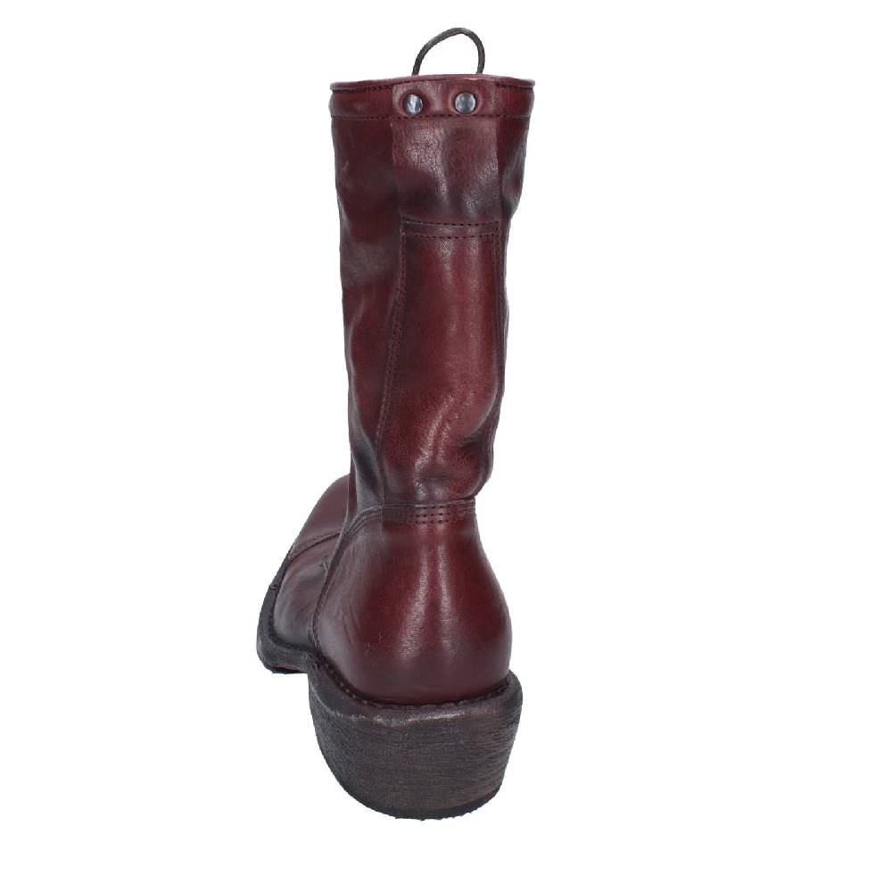 scarpe donna MOMA stivaletti bordeaux pelle 77301C EY564 Vendita calda