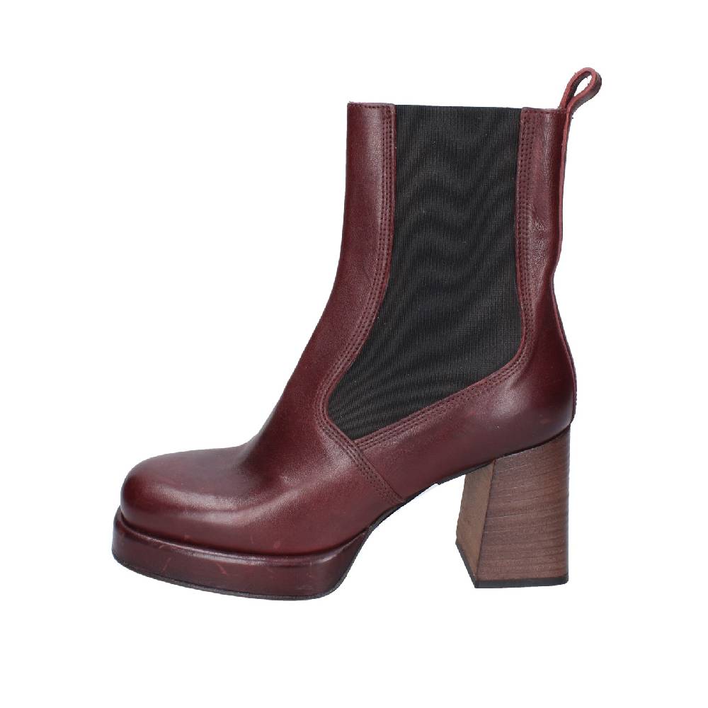 scarpe donna MOMA stivaletti bordeaux pelle 83302C EY586 Offerta migliore