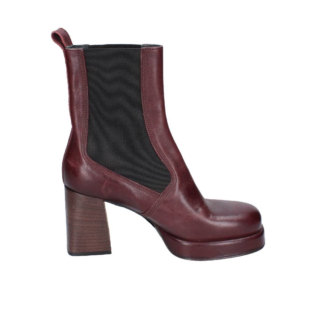 scarpe donna MOMA stivaletti bordeaux pelle 83302C EY586 Offerta migliore