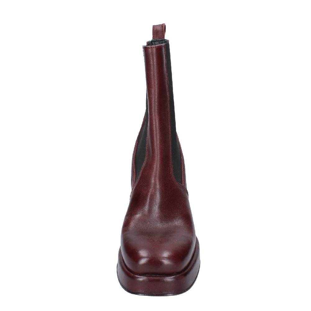 scarpe donna MOMA stivaletti bordeaux pelle 83302C EY586 Offerta migliore